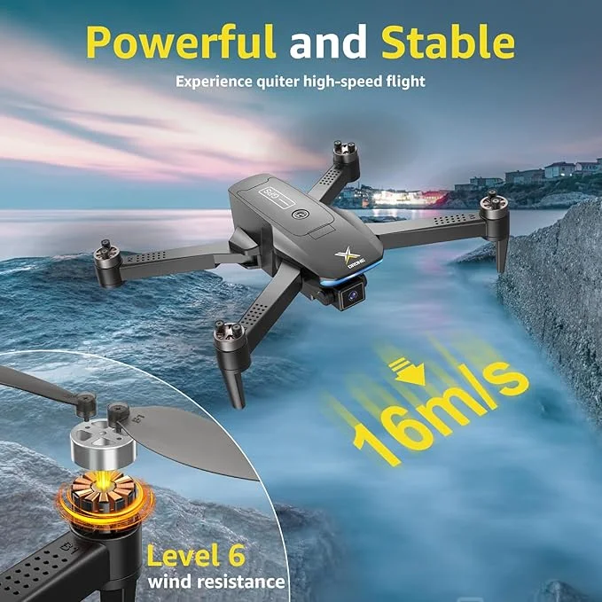 GPS 4K Camera Drone with Brushless Motor and Auto Return